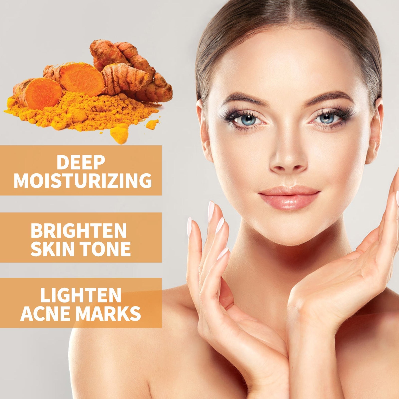 Turmeric Facial Smallpox Serum for Diluting and Refreshing Skin - Teleplus turmeric facial smallpox diluting refreshing