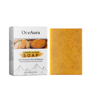 Turmeric Lilac Essential Oil Soap for Nourishing Facial and Body Care - turmeric lilac essential oil nourishing facial