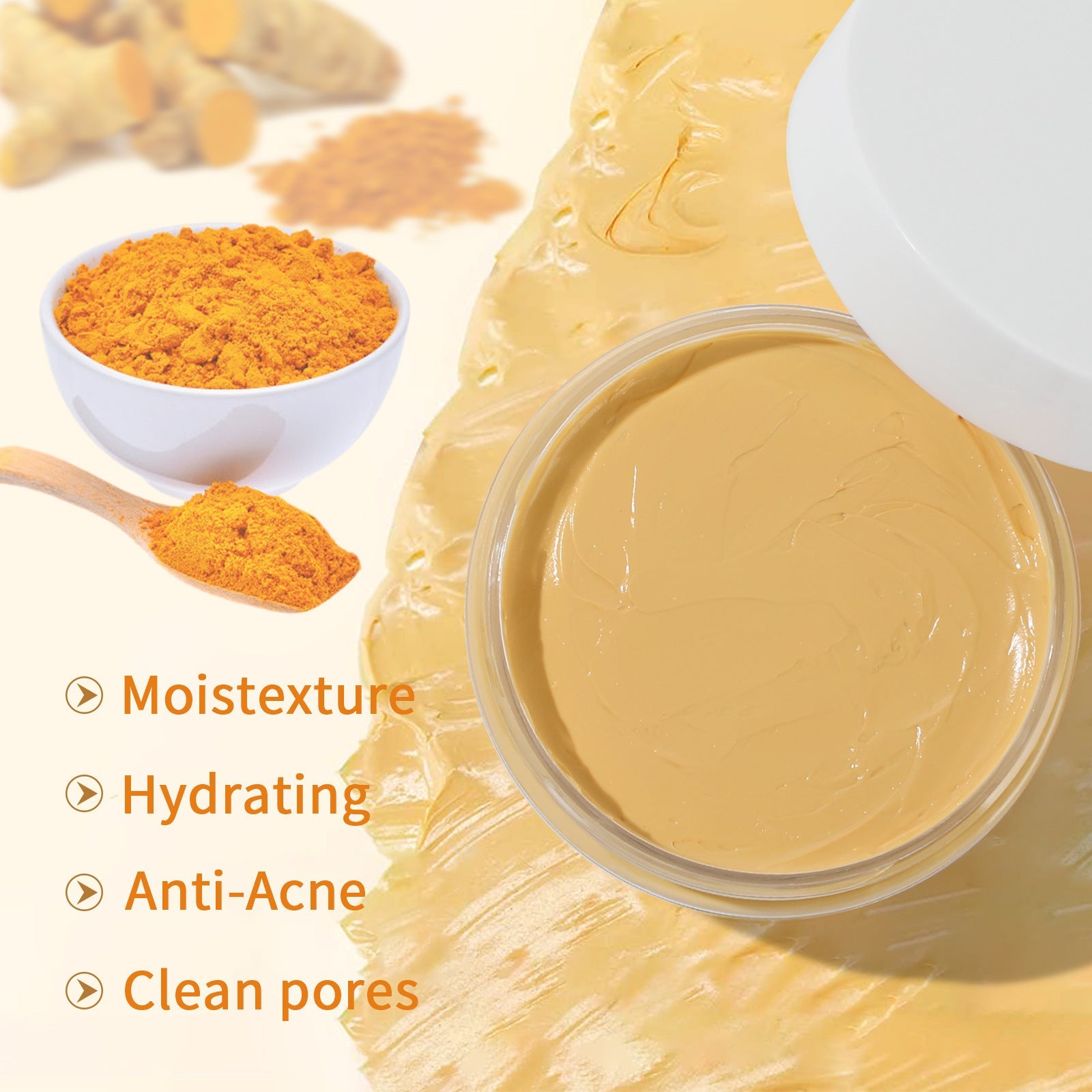 Turmeric Mud Mask Cleansing for All Skin Types 3-Year Shelf - Smear: Your Skin’s New Best Friend turmeric mud mask
