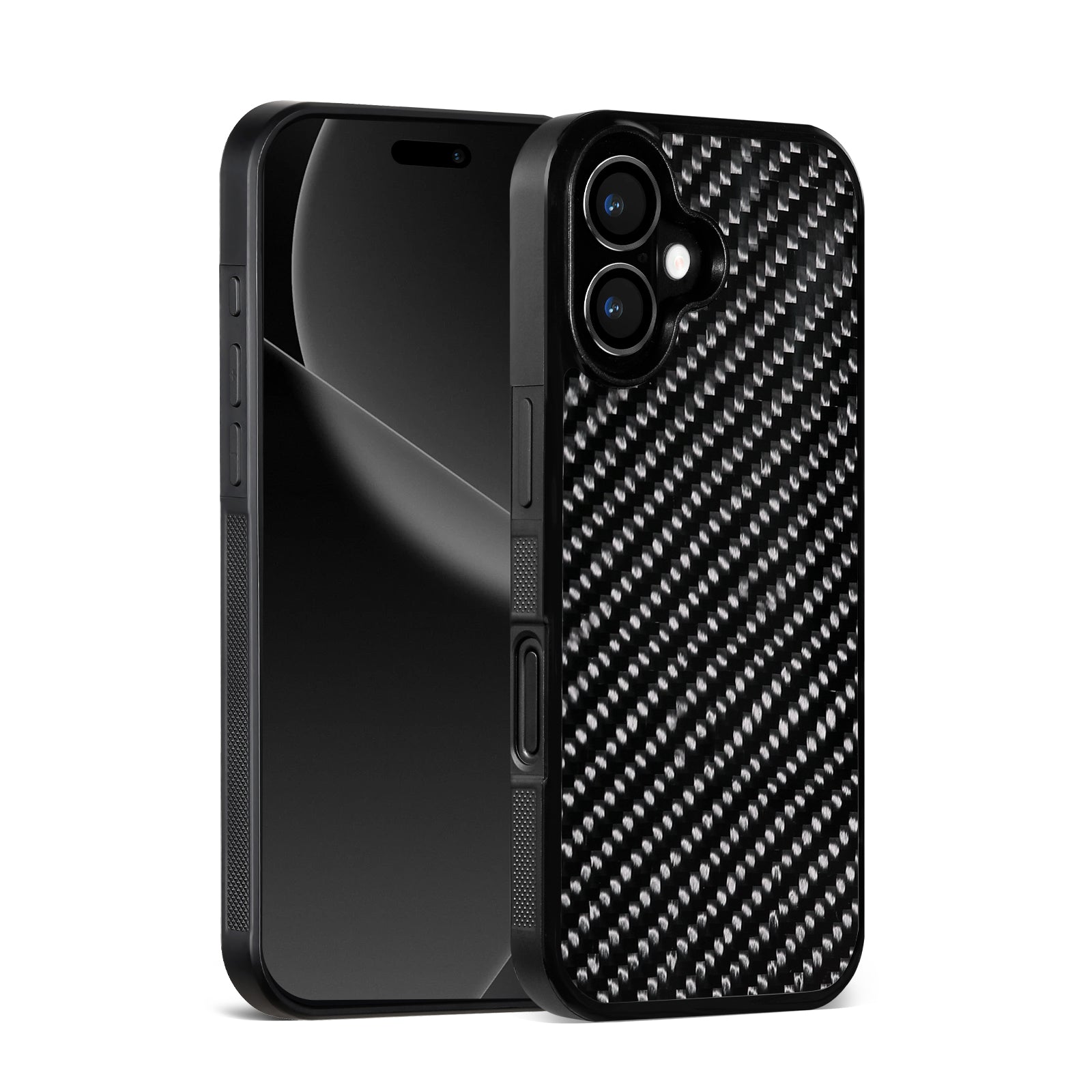 Twill Black Case for iPhone 17 Pro Max Air Compatible Non Apple Brands - twill black