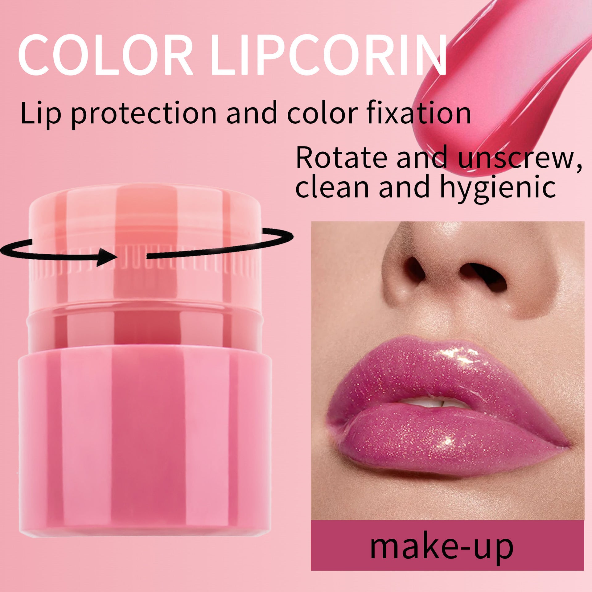 Twist Lipstick with Rich Colors and Moist Transparent Moisturizing Formula - Teleplus twist lipstick colors rich moist