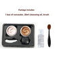 Two-Color Tattoo Concealer Set with Cleansing and Brush Oils - Teleplus two-color tattoo concealer combined cleansing