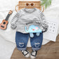 Two-piece For Boys Spring And Autumn Long-sleeve Suit - Long Sleeve Style for Tiny Fashion Icons