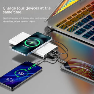 Two-way Fast Charging Large Capacity Wireless Power Bank Mobile Power Supply - Fast Charge Wireless Power Bank