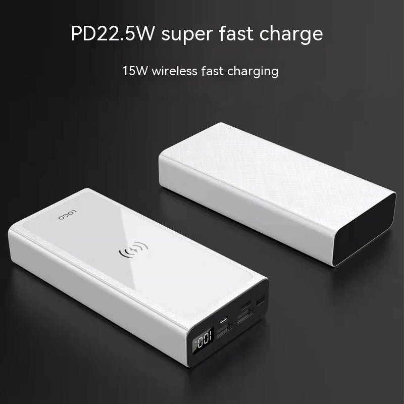 Two-way Fast Charging Large Capacity Wireless Power Bank Mobile Power Supply - Fast Charge Wireless Power Bank