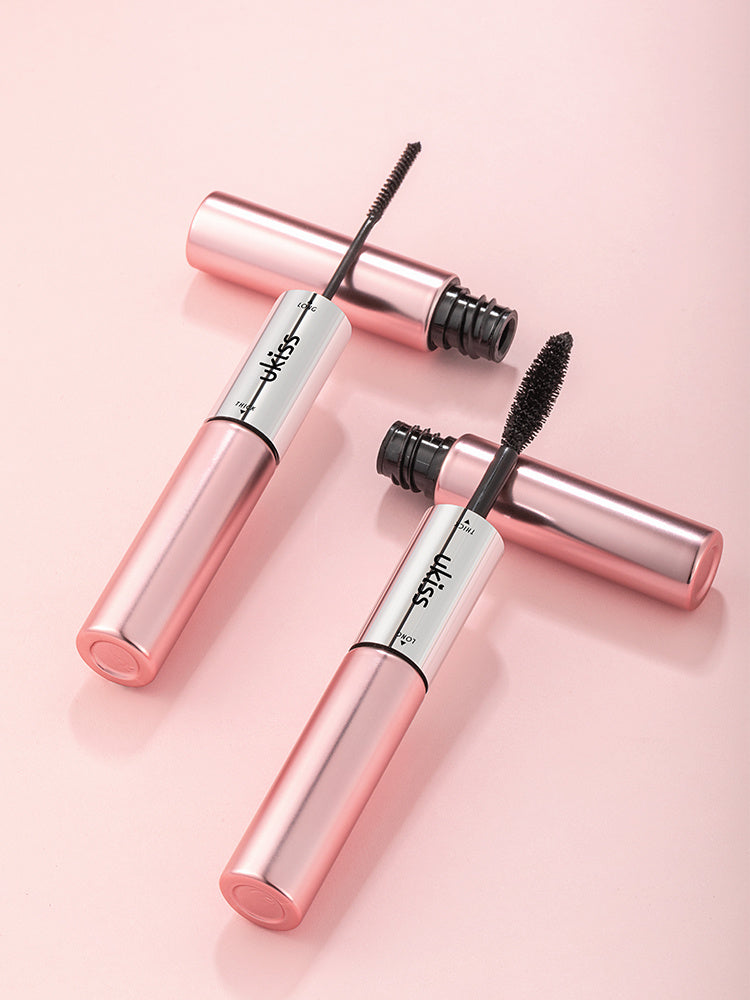 Ukiss Double Head Mascara 5G Twin Pack for Enhanced Eyelash Volume - Flutter All Day with UKISS ukiss double head
