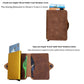 Ultra Light PU Leather Card Holder for Men and Women Black or Dark Brown - Teleplus