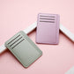 Ultra-light PU Leather Multiple Card Slots Student Holder in Macaron Colors - Wallet Wonder with Capacity Fun capacity