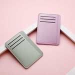 Ultra-light PU Leather Multiple Card Slots Student Holder in Macaron Colors - Wallet Wonder with Capacity Fun capacity
