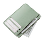 Ultra-light PU Leather Multiple Card Slots Student Holder in Macaron Colors - Wallet Wonder with Capacity Fun capacity