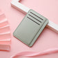 Ultra-light PU Leather Multiple Card Slots Student Holder in Macaron Colors - Wallet Wonder with Capacity Fun capacity