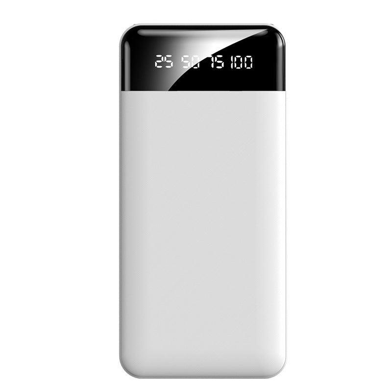 Ultra-thin Portable With Cable Power Bank Large Capacity Mobile Power Supply - Ultra-thin Mobile Power Bank Large