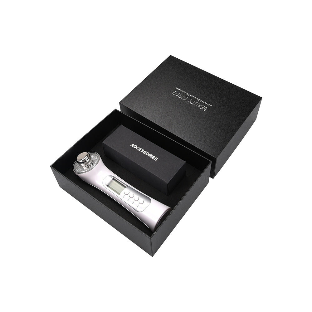 Ultrasonic Color Light Skin Rejuvenation Device with Negative Ion and USB Charging - Magic for ultrasonic color light