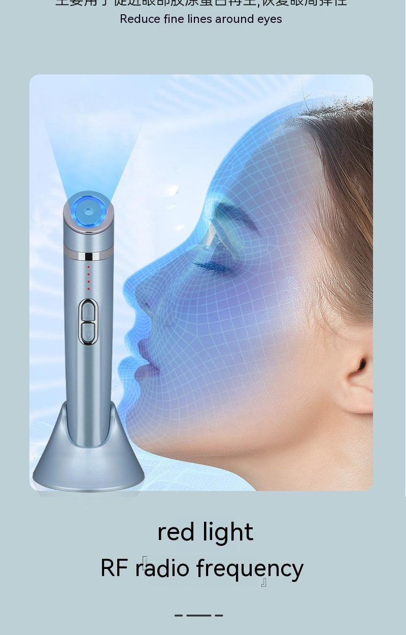 Ultrasonic Eye Beautification Instrument with Radio Frequency EMS Blue - for the Lazy Glamour Queen ultrasonic eye