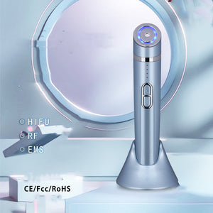 Ultrasonic Eye Beautification Instrument with Radio Frequency EMS Blue - for the Lazy Glamour Queen ultrasonic eye