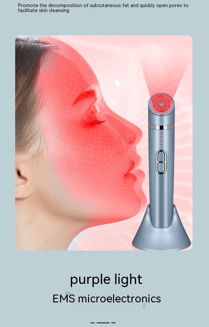 Ultrasonic Eye Beautification Instrument with Radio Frequency EMS Blue - for the Lazy Glamour Queen ultrasonic eye