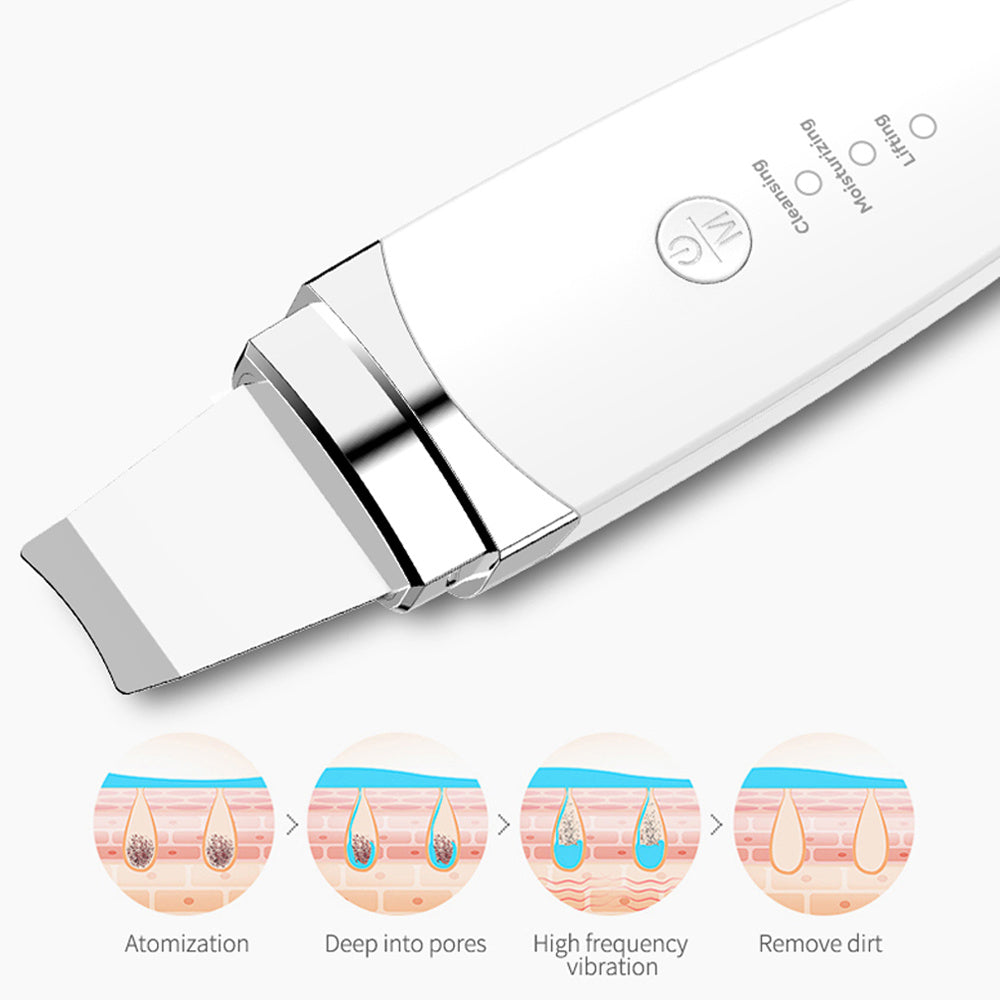 Ultrasonic Peeling Electromechanical Beauty Instrument for Skin Renewal - Wizard ultrasonic peeling electromechanical