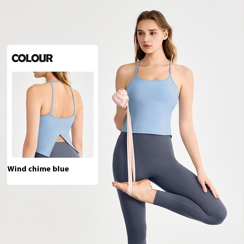 Unilateral Spandex Waistband Gym Yoga Leggings for Fitness and Exercise - Teleplus