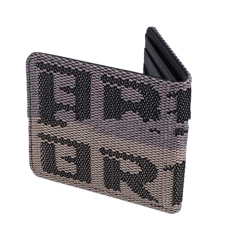 Unisex Asexuality Style PU Letter Lining Wallet with Multiple Color Options - Wallets That Race Faster Than Your Ex’s