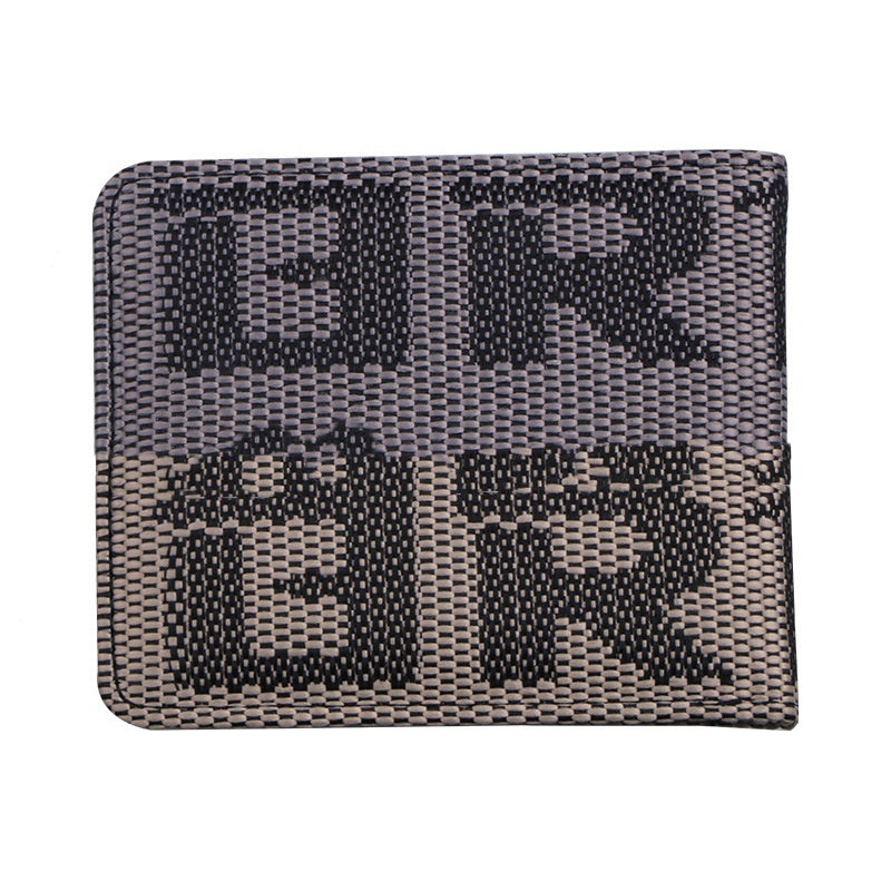 Unisex Asexuality Style PU Letter Lining Wallet with Multiple Color Options - Wallets That Race Faster Than Your Ex’s