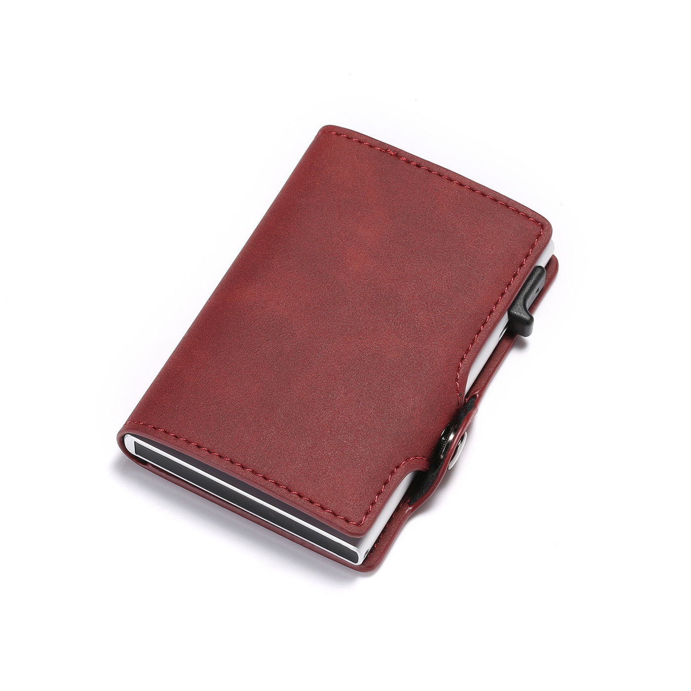 Unisex Card Holder with Horse Leather and CHF for the United States - Whinny This Retro united states chf horse leather