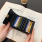 Unisex Coin Purse with Hollow Out PU Leather for US and CHF Currency - Trendy Fashionable Wallet Enthusiasts united