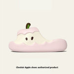 Unisex EVA Flip Flops with Fruit Cartoon Paradise Design - Teleplus cartoon paradise design fruit unisex eva flip