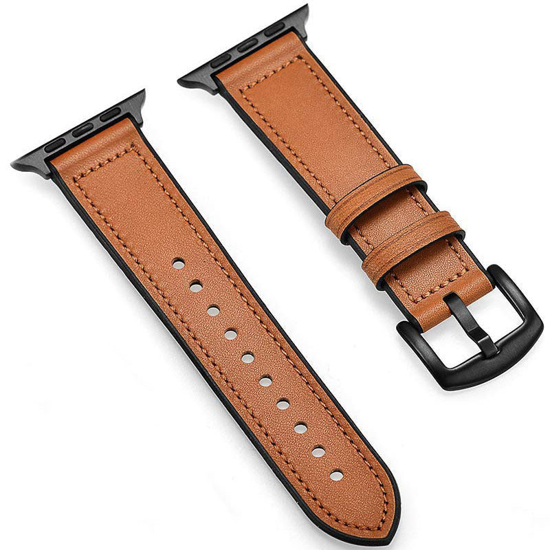 Unisex Fashion Strap + Connector Leather Strap - Unisex Fashion Strap with Leather and Silicone Top