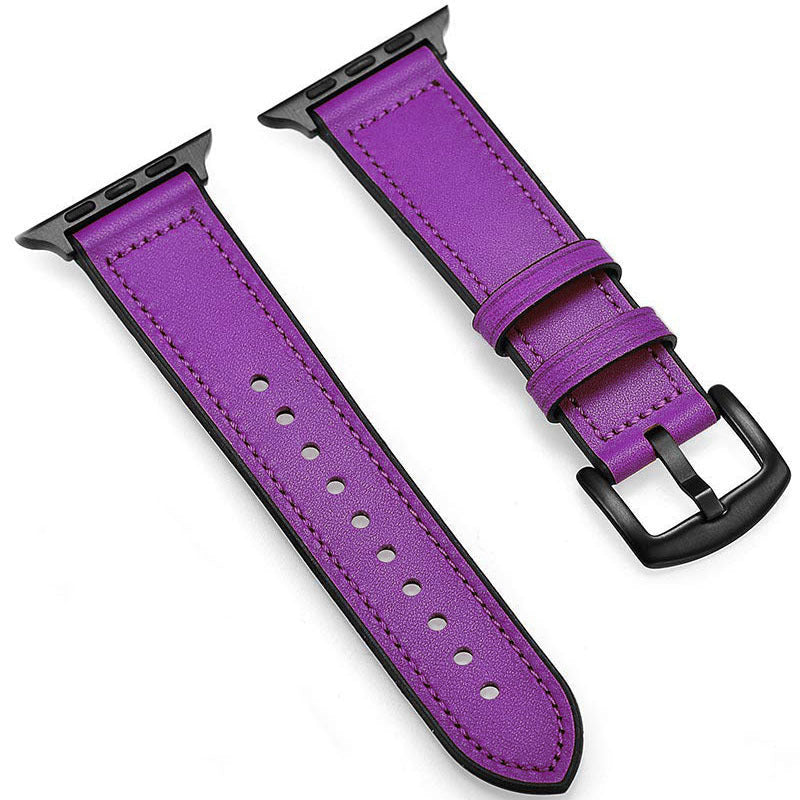 Unisex Fashion Strap + Connector Leather Strap - Unisex Fashion Strap with Leather and Silicone Top