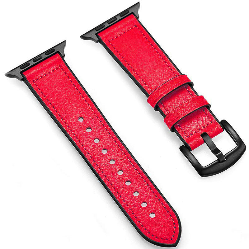 Unisex Fashion Strap + Connector Leather Strap - Unisex Fashion Strap with Leather and Silicone Top