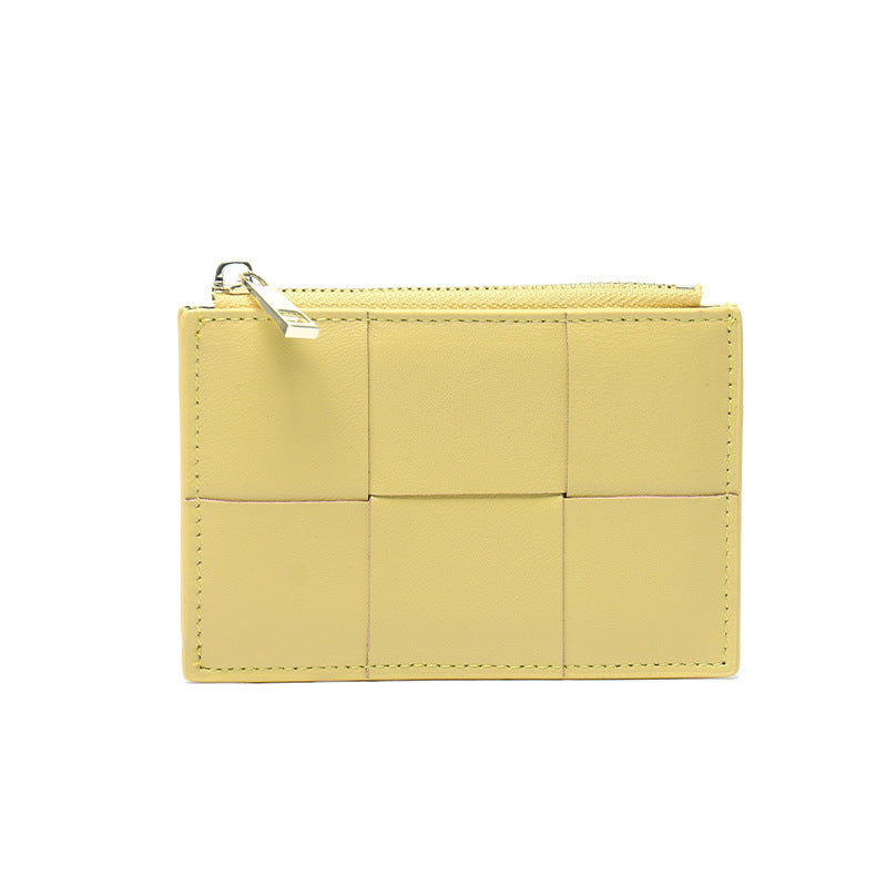 Unisex Genuine Leather Small Purse with Buckle Closure in Multiple Colors - Sheepishly Stylish for Card Packs united