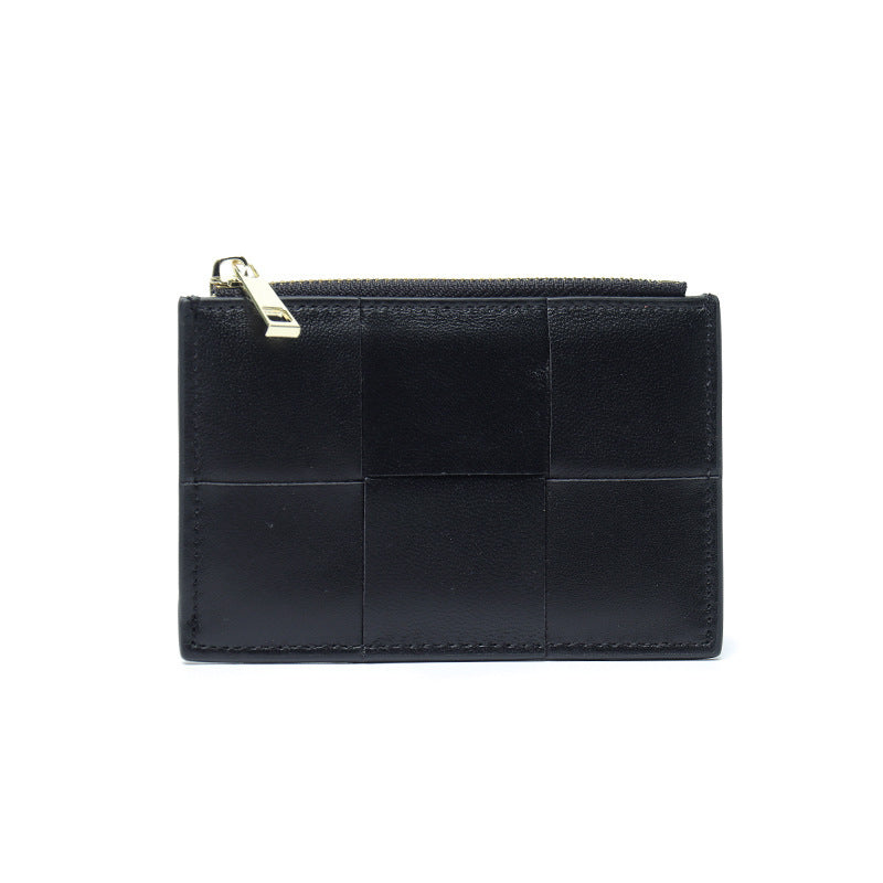 Unisex Genuine Leather Small Purse with Buckle Closure in Multiple Colors - Sheepishly Stylish for Card Packs united