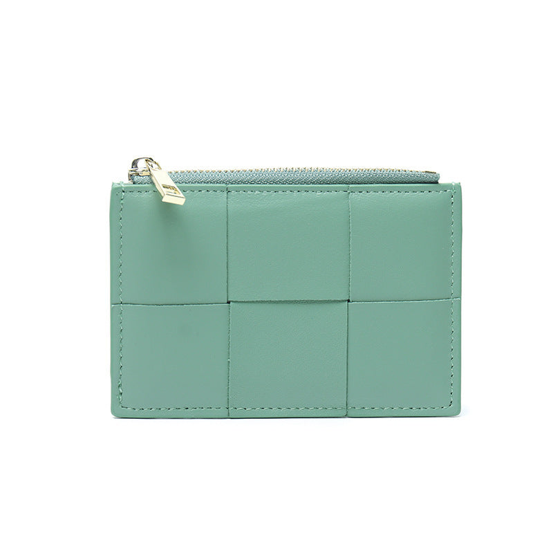 Unisex Genuine Leather Small Purse with Buckle Closure in Multiple Colors - Sheepishly Stylish for Card Packs united
