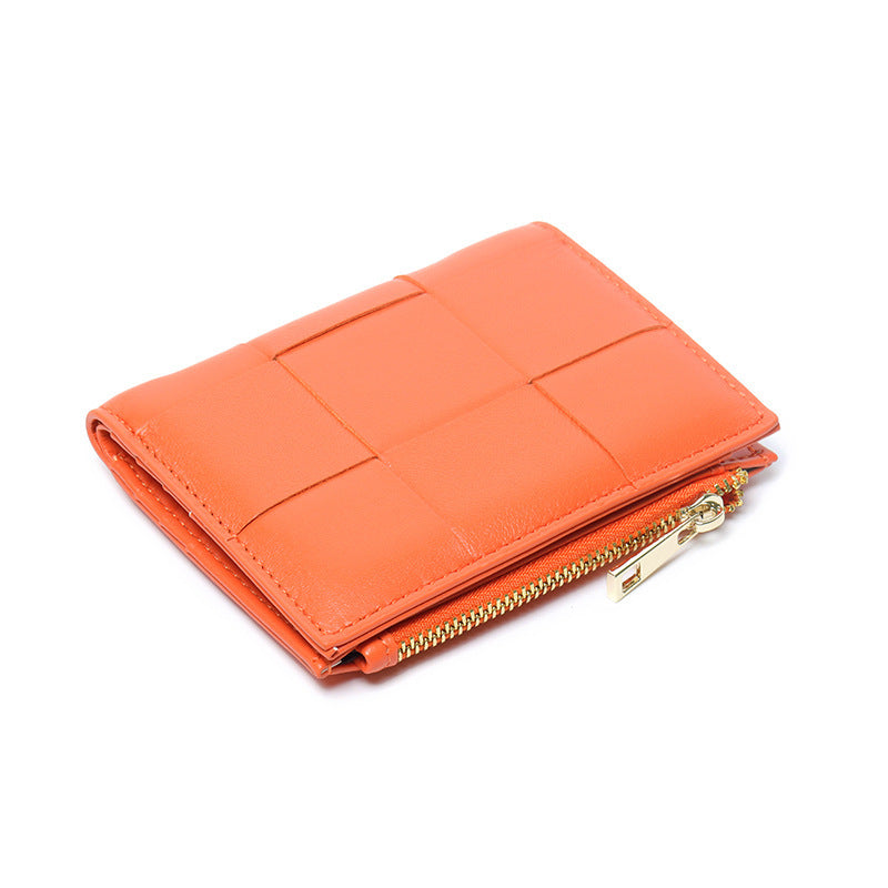 Unisex Genuine Leather Small Purse with Buckle Closure in Multiple Colors - Sheepishly Stylish for Card Packs united