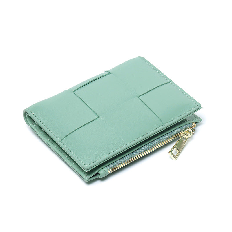 Unisex Genuine Leather Small Purse with Buckle Closure in Multiple Colors - Sheepishly Stylish for Card Packs united