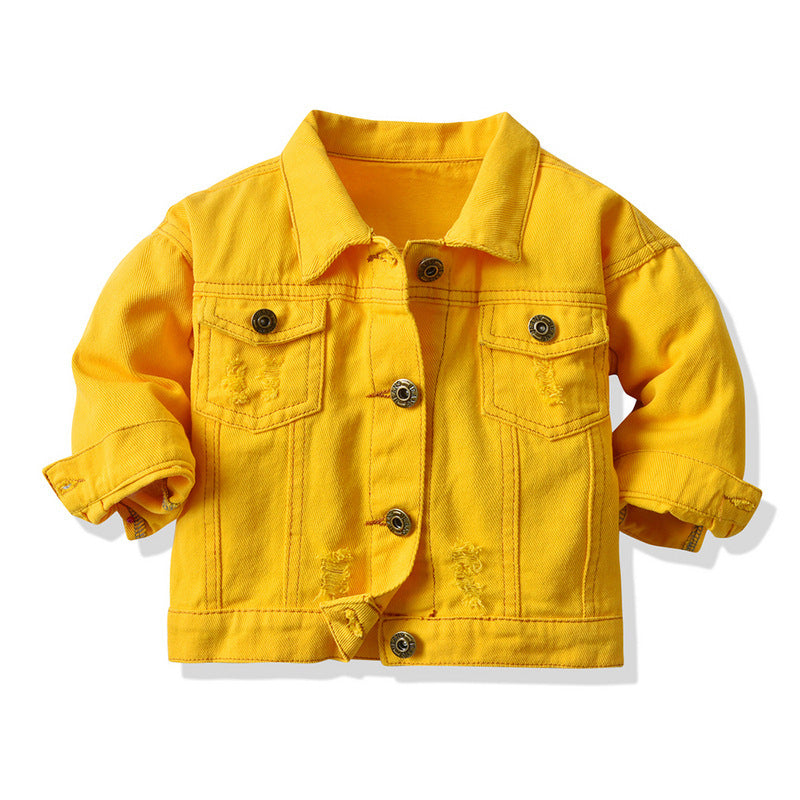 Unisex Korean Denim Jacket for Children 3-8 Years Comfortable and Stylish - Teleplus in the United States united states