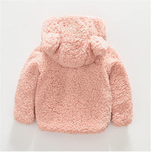 Unisex Lamb Cashmere Infant Winter Coat with Hood for 1-3 Years - Teleplus in the United States united states chf