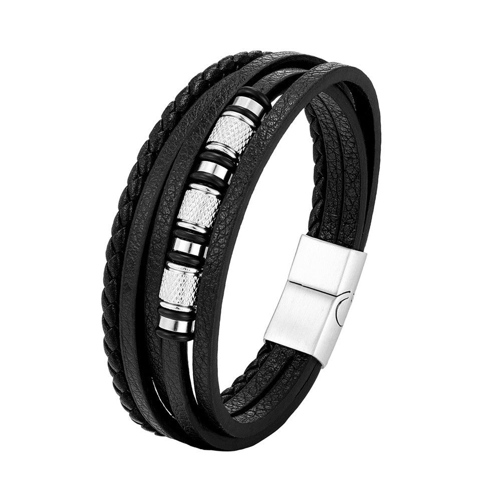 Unisex Leather Bracelet with Electroplating for DIY Beaded Jewelry in the United States - Teleplus US united states chf