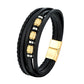Unisex Leather Bracelet with Electroplating for DIY Beaded Jewelry in the United States - Teleplus US united states chf