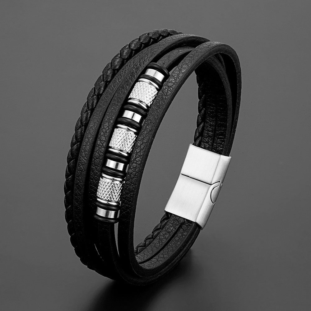 Unisex Leather Bracelet with Electroplating for DIY Beaded Jewelry in the United States - Teleplus US united states chf