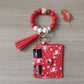 Unisex Leather Card Holder for Fashion Beaded Bracelet and Accessories - Trendy Girls fashion beaded bracelet card