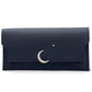 Unisex Leather Splicing Wallet in Purple Blue and Black for the United States - So Soft Even Moon is Jealous
