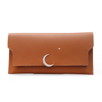 Unisex Leather Splicing Wallet in Purple Blue and Black for the United States - So Soft Even Moon is Jealous