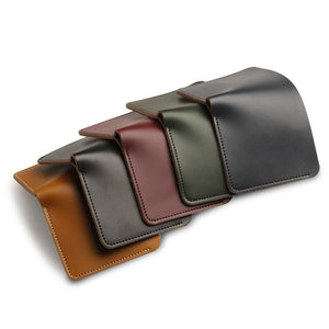 Unisex Leather Wallet for Daily Use in Multiple Colors Compatible with US Market - Snazzy Two-Layer Men Who Lounge