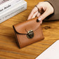Unisex PU Leather Coin Wallet in Black Brown Gray for United States and CHF - Wallets Too Cute to Hide Your Coins