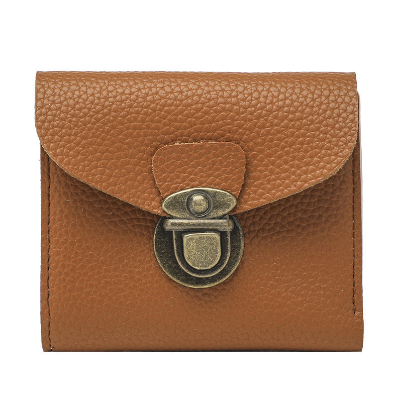 Unisex PU Leather Coin Wallet in Black Brown Gray for United States and CHF - Wallets Too Cute to Hide Your Coins