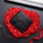 Unisex PU Leather Short Style Purse CHF Black or Coffee 18.5x9 - Manly Men’s for Real Dudes purse short style chf