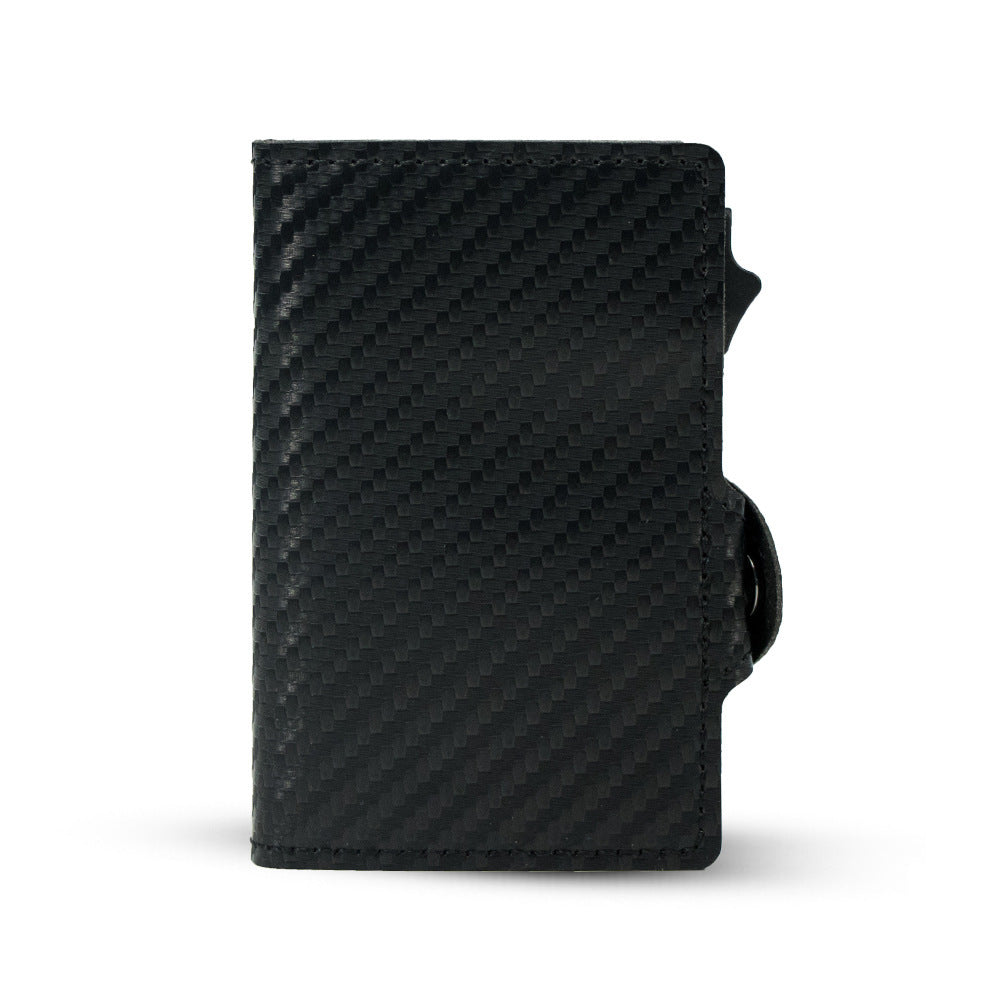 Unisex PU Wallet in Retro and Carbon Fiber Colors for United States Markets - Get Your Brown Card Style united states