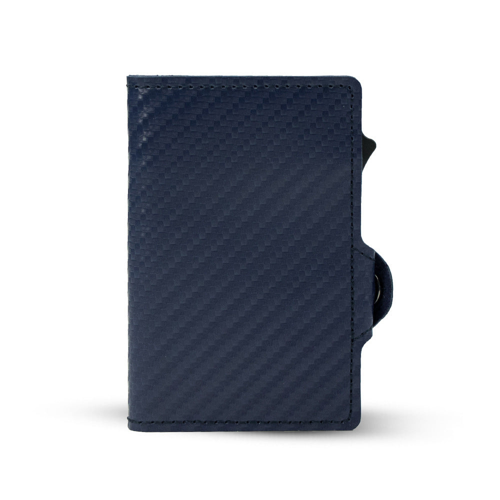 Unisex PU Wallet in Retro and Carbon Fiber Colors for United States Markets - Get Your Brown Card Style united states