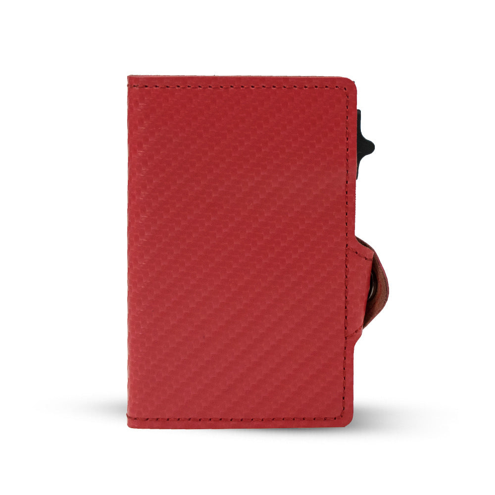 Unisex PU Wallet in Retro and Carbon Fiber Colors for United States Markets - Get Your Brown Card Style united states